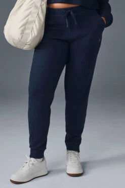 Muse Sweatpant - Navy -ALO ACTIVEWEAR SALE W5784R 03842 b1 s1 a1 1 m182