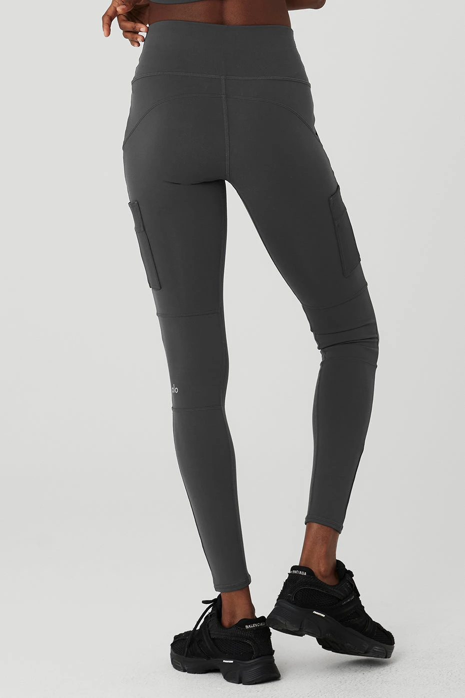 High-Waist Cargo Legging - Anthracite 4 High-Waist Cargo Legging - Anthracite - Image 2