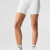 7" High-Waist Biker Short - White 2 7" High-Waist Biker Short - White -ALO ACTIVEWEAR SALE W6145R 00 b1 s1 a1 1 m206