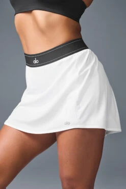 Match Point Tennis Skirt - White 11 Match Point Tennis Skirt - White -ALO ACTIVEWEAR SALE W6240R 00 b1 s1 a5 m196