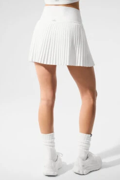 Grand Slam Tennis Skirt - White -ALO ACTIVEWEAR SALE W6289R 00 b1 s1 a3 1 m224