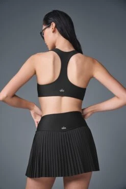 Grand Slam Tennis Skirt - Black -ALO ACTIVEWEAR SALE W6289R 01 b1 s1 a2 m54