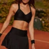 Grand Slam Tennis Skirt - Black -ALO ACTIVEWEAR SALE W6289R 01 b2 s1 a1 m229