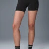 5" Airbrush High-Waist Biker Short - Black -ALO ACTIVEWEAR SALE W6311R 01 b1 s1 a1 m54