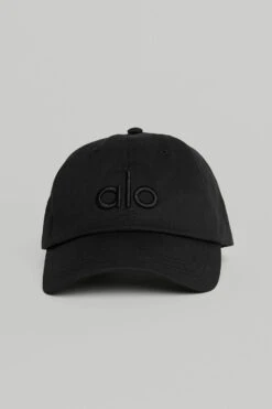 Off-Duty Cap - Black/Black -ALO ACTIVEWEAR SALE W7112R 0101 b1 a3