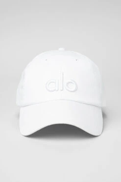 Off-Duty Cap - Bright White/White -ALO ACTIVEWEAR SALE W7112R 04448 b1 a2