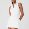 Charmed Tennis Dress - White -ALO ACTIVEWEAR SALE W8141R 00 b1 s1 a1 1 m18