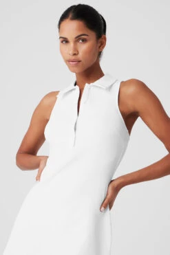 Charmed Tennis Dress - White 9 Charmed Tennis Dress - White -ALO ACTIVEWEAR SALE W8141R 00 b1 s1 a4 1 m18