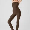 Airlift Disco Daze Onesie - Espresso -ALO ACTIVEWEAR SALE W8148R 04064 b1 s1 a1 1 m177