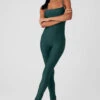 Airlift Disco Daze Onesie - Midnight Green -ALO ACTIVEWEAR SALE W8148R 04570 b1 s1 a1 1 m18