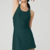 Airlift Fly Dress - Midnight Green 1 Airlift Fly Dress - Midnight Green -ALO ACTIVEWEAR SALE W8155R 04570 b1 s1 a1 1 m54