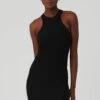 Seamless Open Air Racerback Dress - Black -ALO ACTIVEWEAR SALE W8158R 01 b1 s1 a1 1 m100