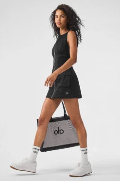 Night Out Cargo Dress - Black -ALO ACTIVEWEAR SALE W8254R 01 b1 s1 a4 1 m18