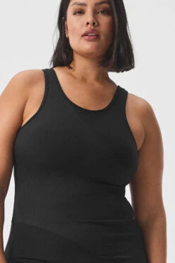 Alosoft Sunbeam Dress - Black -ALO ACTIVEWEAR SALE W8255R 01 b1 s1 a3 1 m183