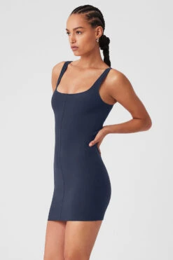 Alosoft Head Start Dress - Navy -ALO ACTIVEWEAR SALE W8261R 03842 b1 s1 a3 1 m125