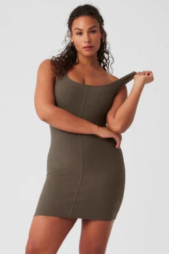 Alosoft Head Start Dress - Olive Tree 17 Alosoft Head Start Dress - Olive Tree -ALO ACTIVEWEAR SALE W8261R 05279 b1 s4 a1 1 m182