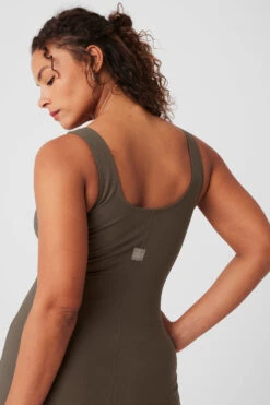 Alosoft Head Start Dress - Olive Tree 20 Alosoft Head Start Dress - Olive Tree -ALO ACTIVEWEAR SALE W8261R 05279 b1 s4 a4 1 m182