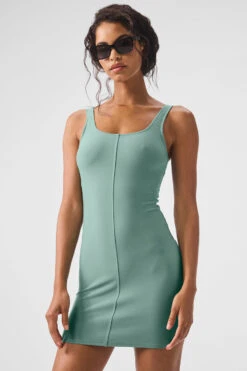 Alosoft Head Start Dress - Botanical Green -ALO ACTIVEWEAR SALE W8261R 05444 b1 s1 a1 2 m18